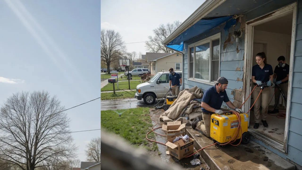 Basement Flood Cleanup in Wapakoneta, OH near me